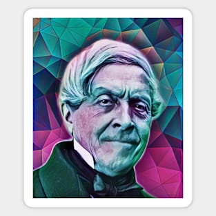 Jules Michelet Abstract Portrait | Jules Michelet Artwork 4 Magnet